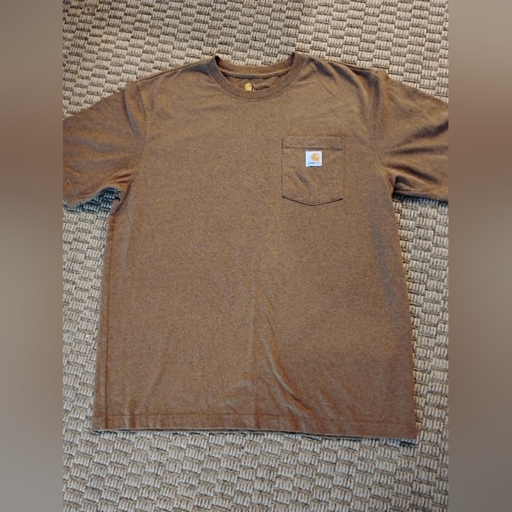 Carhartt Men's Brown Pocket T-Shirt